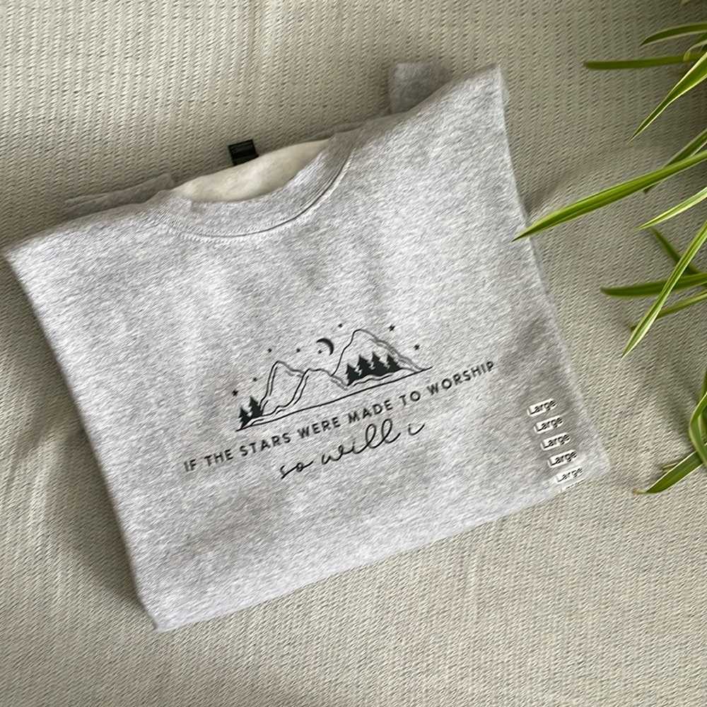 🆕So will I | Sweatshirt Christian|Bible Verse Sweater | Gift Faith, Religious
